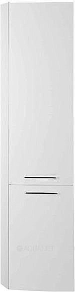 Шкаф-пенал угловой De Aqua Тока 5 35 белый для ванной в интернет-магазине сантехники Sanbest