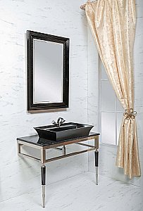 Зеркало Armadi Art Terso черный 70 в ванную от интернет-магазине сантехники Sanbest