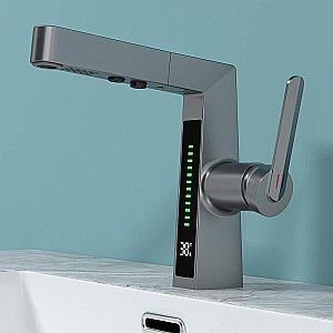 Смеситель для раковины Black&white Sky Day SD3029GM оружейная сталь матовая купить в интернет-магазине сантехники Sanbest