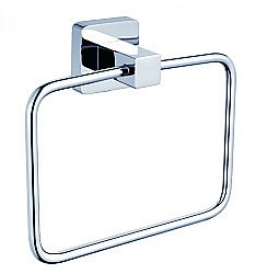 Полотенцедержатель CeramaLux Quadro 61906 хром купить в интернет-магазине сантехники Sanbest