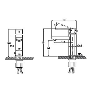 Смеситель для раковины Kaiser Sonat 34011 купить в интернет-магазине сантехники Sanbest