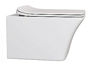 Унитаз Caprigo Modern Jewel J-1103 безободковый, с крышкой микролифт, белый купить в интернет-магазине Sanbest