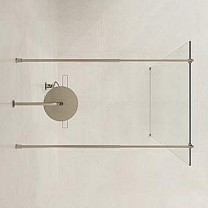 Душевое ограждение WasserKRAFT Vechte 60W46BN 110 фиксатор никель/стекло прозрачное купить в интернет-магазине Sanbest