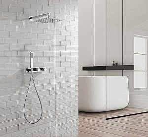 Душевая система Abber Rund AF8718 хром купить в интернет-магазине сантехники Sanbest