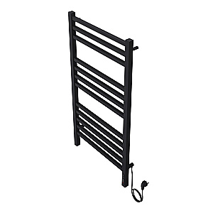 Полотенцесушитель электрический Azario Ancona П12 500х1000 AZ71850B черный купить в интернет-магазине сантехники Sanbest