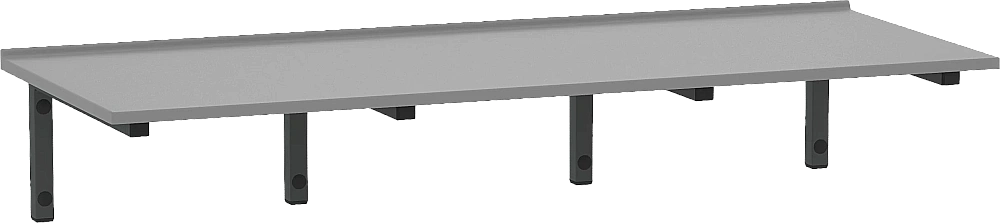 Столешница Good Door 120 г-образный кронштейн, серая матовая для ванной в интернет-магазине сантехники Sanbest