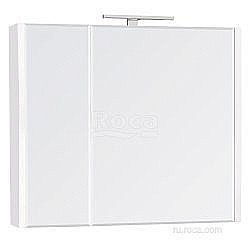 Зеркальный шкаф Roca Etna 857304806 80 белый глянец купить в интернет-магазине сантехники Sanbest