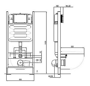 Унитаз с инсталляцией Aquatek Либра SET AQUATEK ЛИБРА N-14 белый, с крышкой микролифт, безободковый купить в интернет-магазине Sanbest