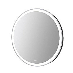 Зеркало Azario Юлия АZ-LED013125 черный матовый в ванную от интернет-магазине сантехники Sanbest