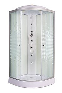 Душевая кабина DTO L 909  90х90 с гидромассажем купить в интернет-магазине Sanbest