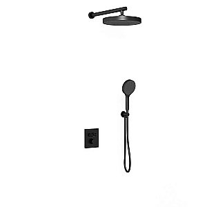 Душевая система Vincea Inspire VSFW-3I21MT2MB черная матовая купить в интернет-магазине сантехники Sanbest