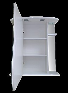 Зеркальный шкаф Misty Лиана 65 белый купить в интернет-магазине сантехники Sanbest