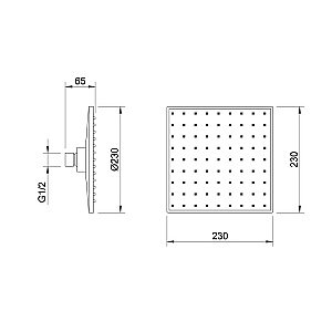 Душевая система Berges NARDIS 2S 71001 хром купить в интернет-магазине сантехники Sanbest
