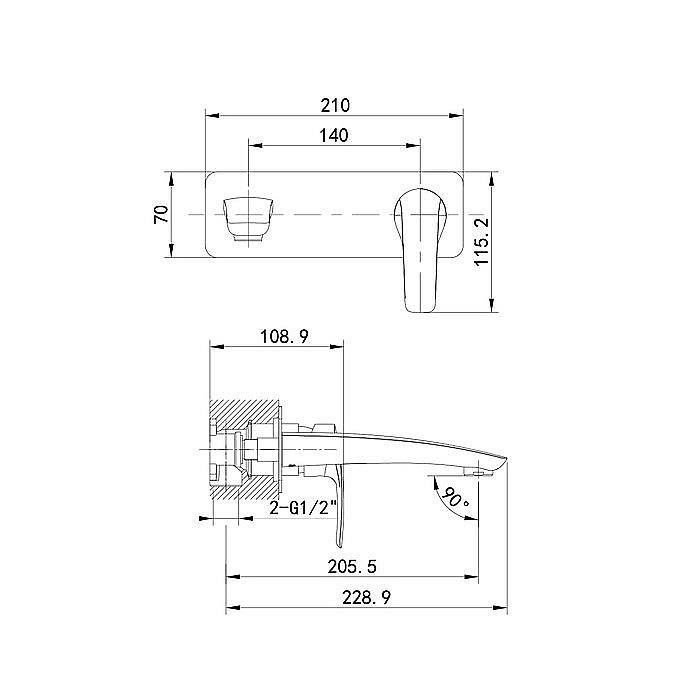 Смеситель для раковины IDDIS Ray RAYWT00i65 купить в интернет-магазине сантехники Sanbest