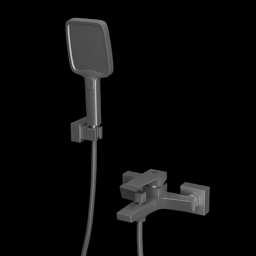 Смеситель для ванны Rush Thira TR3635-44Grey графит купить в интернет-магазине сантехники Sanbest