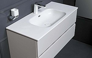 Тумба с раковиной Armadi Art Vallessi 80 белая для ванной в интернет-магазине Sanbest