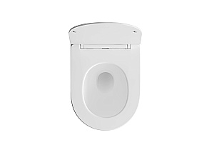 Унитаз подвесной Aquatek ТАУРУС AQ1580T-00 белый, безободковый, с крышкой микролифт, слив-торнадо купить в интернет-магазине Sanbest