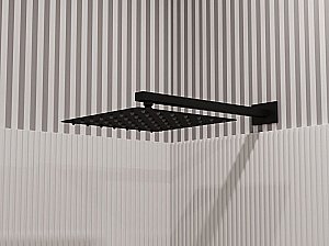 Верхний душ Allen Brau Infinity 5.21A19-31 черный матовый купить в интернет-магазине сантехники Sanbest