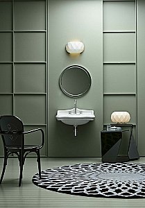 Раковина подвесная Azzurra Jubilaeum 70 JUB200/M bi*1#D9 белая купить в интернет-магазине Sanbest