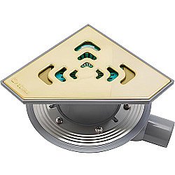 Душевой трап Pestan Confluo Standard 13000126 золото купить в интернет-магазине Sanbest