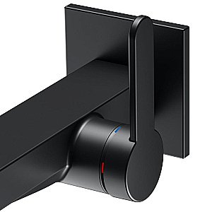 Смеситель для раковины KEUCO IXMO FLAT 59516370302 черный матовый купить в интернет-магазине сантехники Sanbest