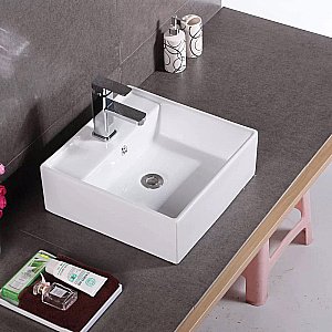 Раковина накладная/подвесная RGW GS-02 80121002-01 белая купить в интернет-магазине Sanbest