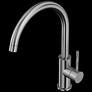 Смеситель для кухни Elghansa Kitchen 56B1116-Steel нержавеющая сталь купить в интернет-магазине сантехники Sanbest