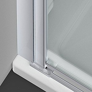 Душевая дверь Vincea Alpha VDP-3AL900CLB профиль черный/стекло прозрачное купить в интернет-магазине Sanbest