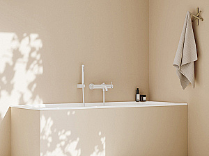 Держатель ручного душа Ravak Chrome X07P686 белый вельвет купить в интернет-магазине сантехники Sanbest