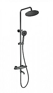 Душевая система с термостатом WONZON & WOGHAND CAPSULE, Темный графит (WW-B3031-A1-BGG) купить в интернет-магазине сантехники Sanbest