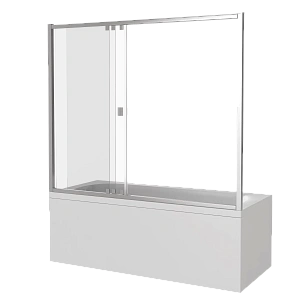 Шторка для ванны Good Door SCREEN WTW-160-C-CH купить в интернет-магазине Sanbest