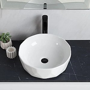Раковина накладная Belbagno 41 BB1409 белая купить в интернет-магазине Sanbest