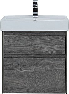 Тумба с раковиной Aquanet Nova Lite 242577 60 дуб рошелье для ванной в интернет-магазине Sanbest