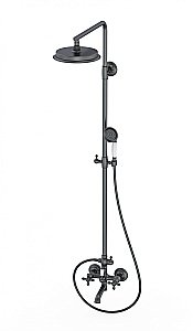Душевая система WONZON & WOGHAND RETRO, Темный графит (WW-88739020-BGM) купить в интернет-магазине сантехники Sanbest