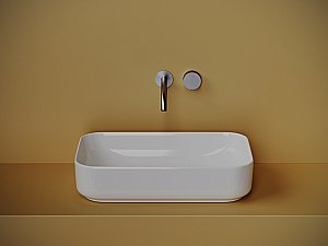 Раковина накладная Ceramica Nova Element 605 CN5044 белая купить в интернет-магазине Sanbest