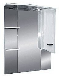 Зеркало со шкафом Misty Дрея 72 белый правое купить в интернет-магазине сантехники Sanbest