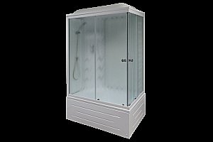 Душевая кабина Royal Bath RB8100BP3-WC 100x80 профиль белый/стекло матовое купить в интернет-магазине Sanbest