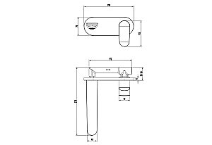 Смеситель для раковины Aquatek Ника AQ1813BGM оружейная сталь купить в интернет-магазине сантехники Sanbest