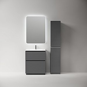 Тумба с раковиной Sancos FOLK Floor FL60FGS/CN7011 60 Grey soft для ванной в интернет-магазине Sanbest