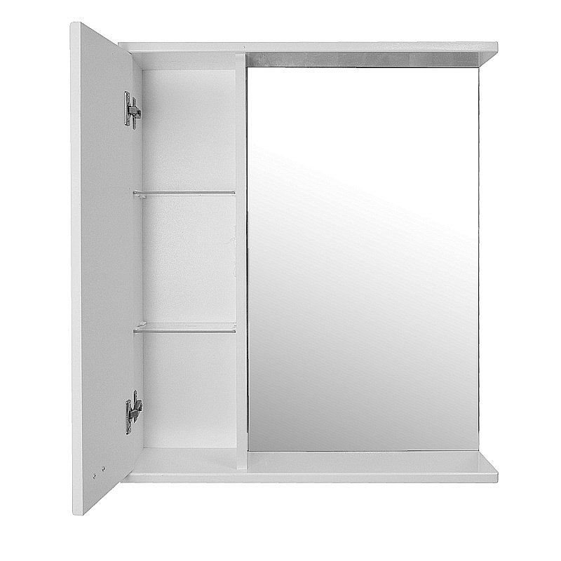 Зеркало со шкафом Loranto София 60 белое купить в интернет-магазине сантехники Sanbest