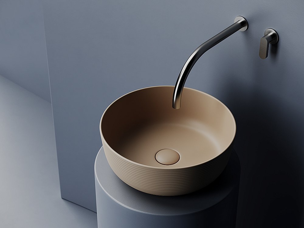 Раковина Ceramica Nova Element CN6073MC капучино матовая купить в интернет-магазине Sanbest