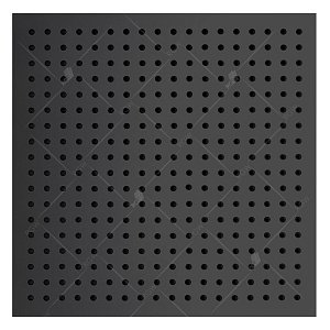 Верхний душ RGW Shower Panels SP-82B 3D 500x500 мм Черный купить в интернет-магазине сантехники Sanbest