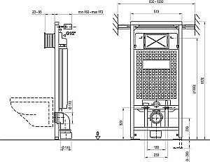 Держатель к инсталляции G Ravak X01460 купить в интернет-магазине сантехники Sanbest