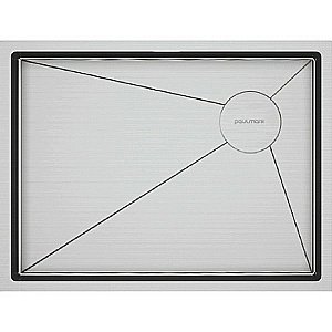 Кухонная мойка Paulmark Next-Skew 58 PM885844-BS брашированная сталь купить в интернет-магазине сантехники Sanbest