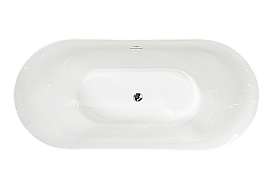 Акриловая ванна Royal Bath PAFOS RB611700CH 150х73 белый купить в интернет-магазине Sanbest