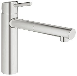 Смеситель для кухни Grohe Concetto 31129DC1 сталь купить в интернет-магазине сантехники Sanbest