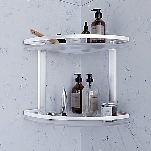 Полочка угловая двойная AM.PM SENSE L A7456200 34 купить в интернет-магазине сантехники Sanbest