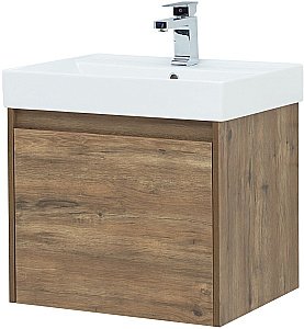 Тумба с раковиной Aquanet Nova Lite 249511 60 дуб рустикальный для ванной в интернет-магазине Sanbest