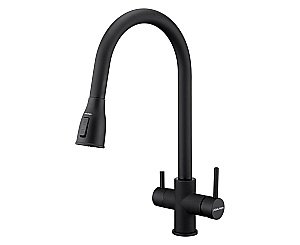 Смеситель для кухни Paulmark Lange La214212-AN антрацит купить в интернет-магазине сантехники Sanbest