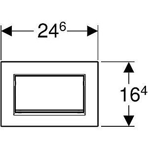 Кнопка для инсталляции Geberit Sigma 30 115.893.JT.1 купить в интернет-магазине сантехники Sanbest